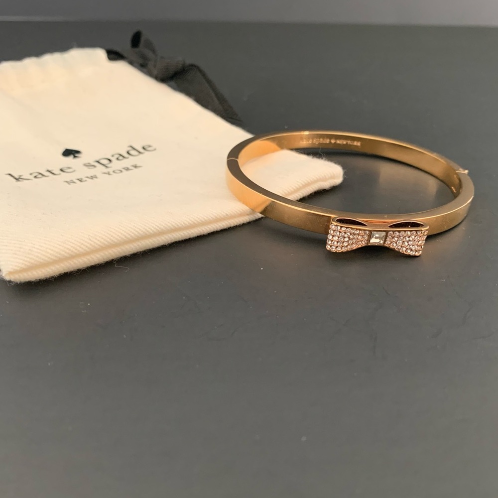 Kate Spade rhinestone bow bracelet